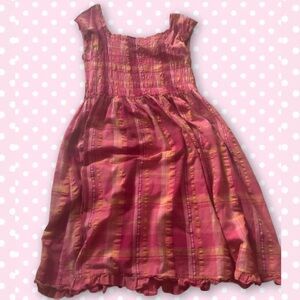 Y2K girly plaid summer dress 🎀🍊